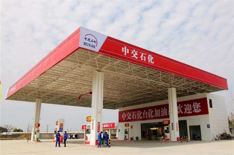 泸州加油站钢结构网架案例6